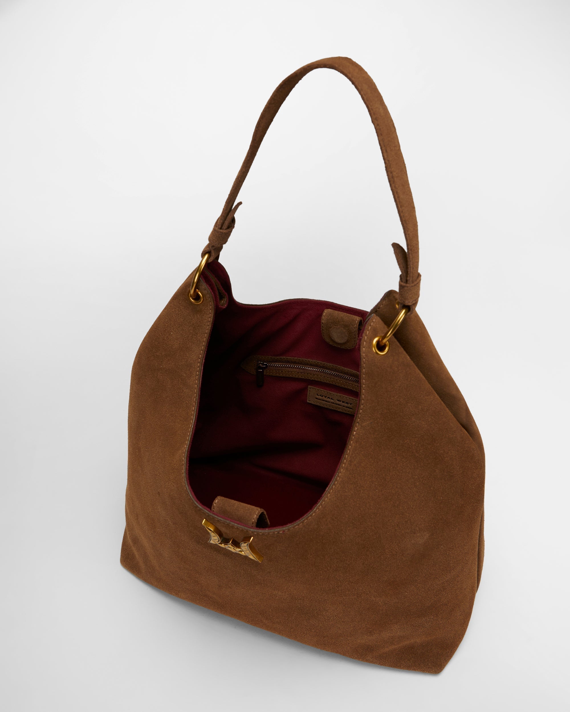 Loyal West Large Purse - In Suede Leather