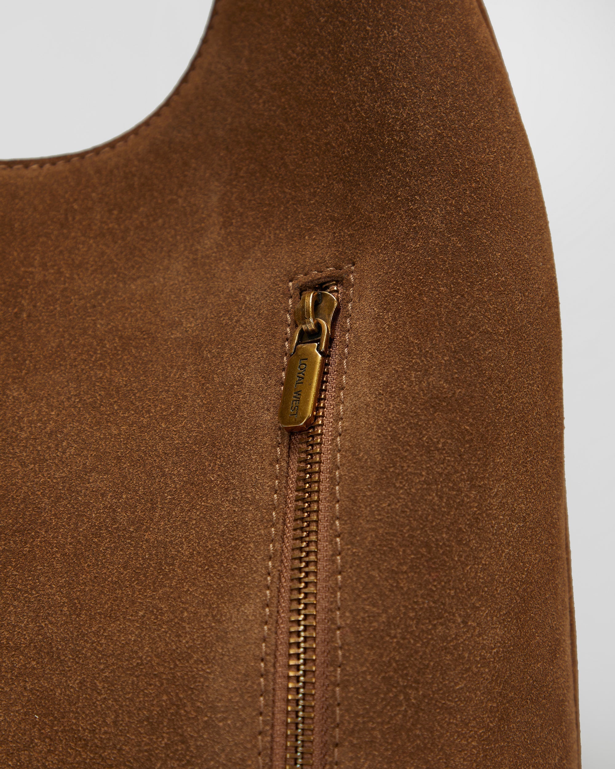 Loyal West Large Purse - In Suede Leather