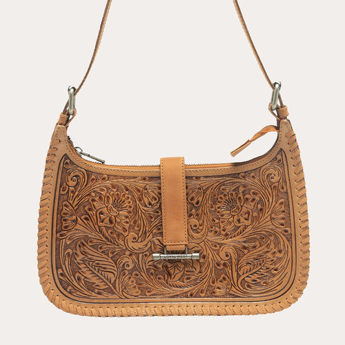 Loyal West Dannia Large Purse - Saddle Brown