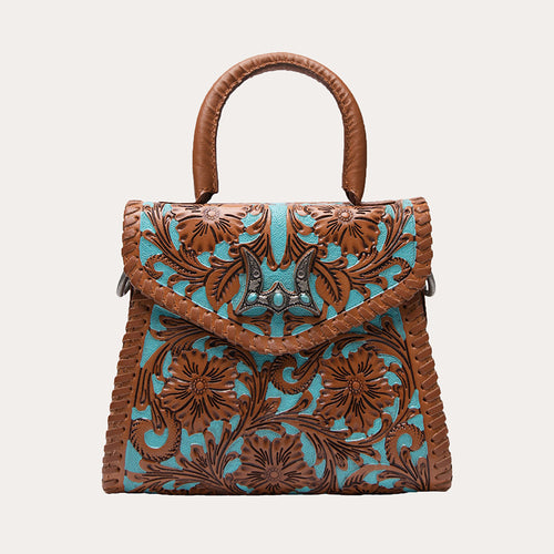 Loyal West Leon Mini Handle Purse - Whiskey & Water