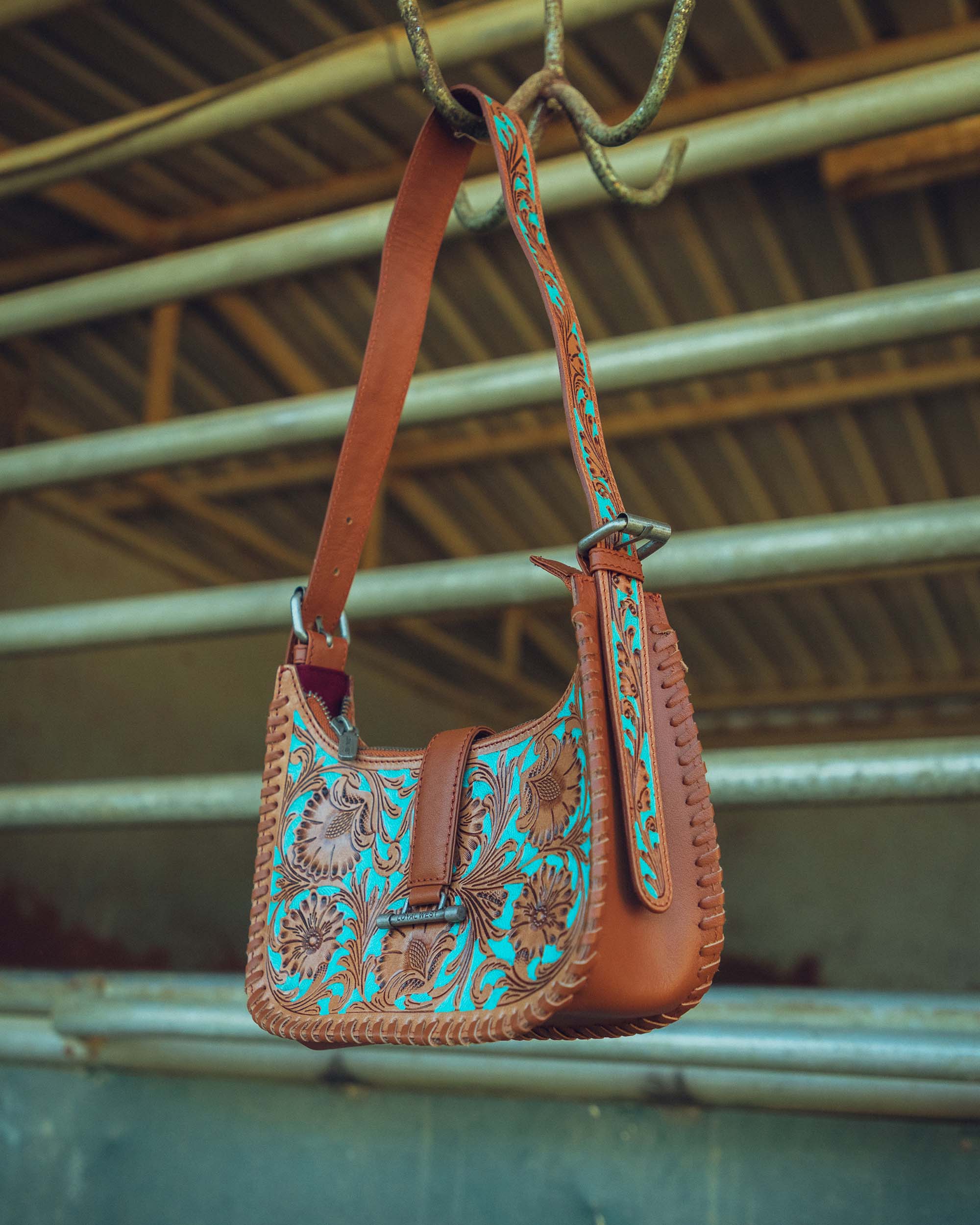 Loyal West Dannia Medium Purse - Whiskey & Water