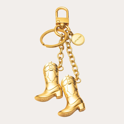 LW - Boots Bag Charm - Rustler Gold