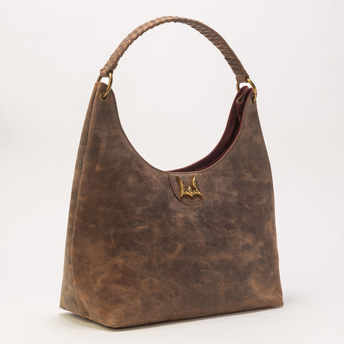 Lw Large Purse In In Brunette Leather