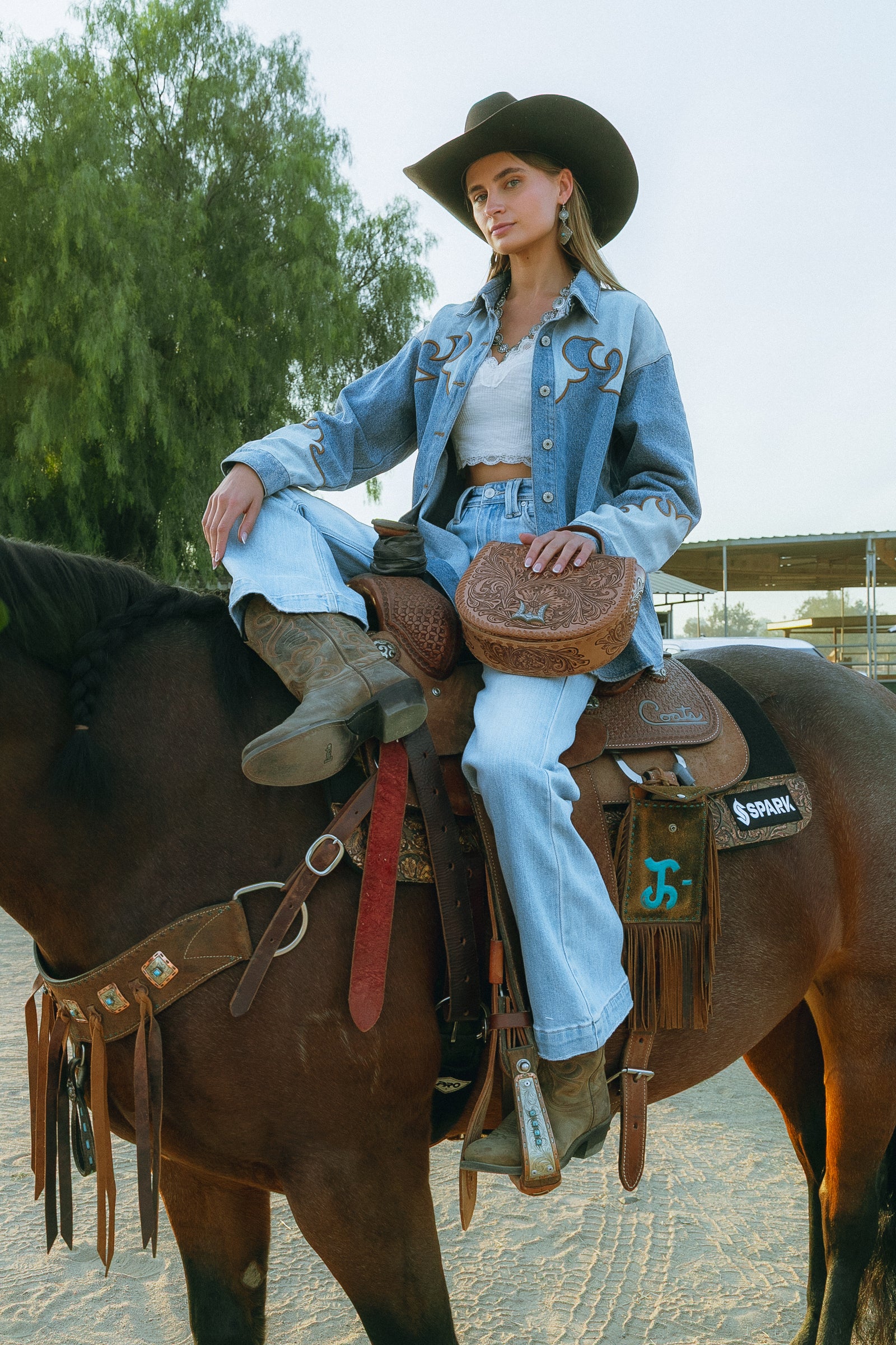 Grace Saddle Bag