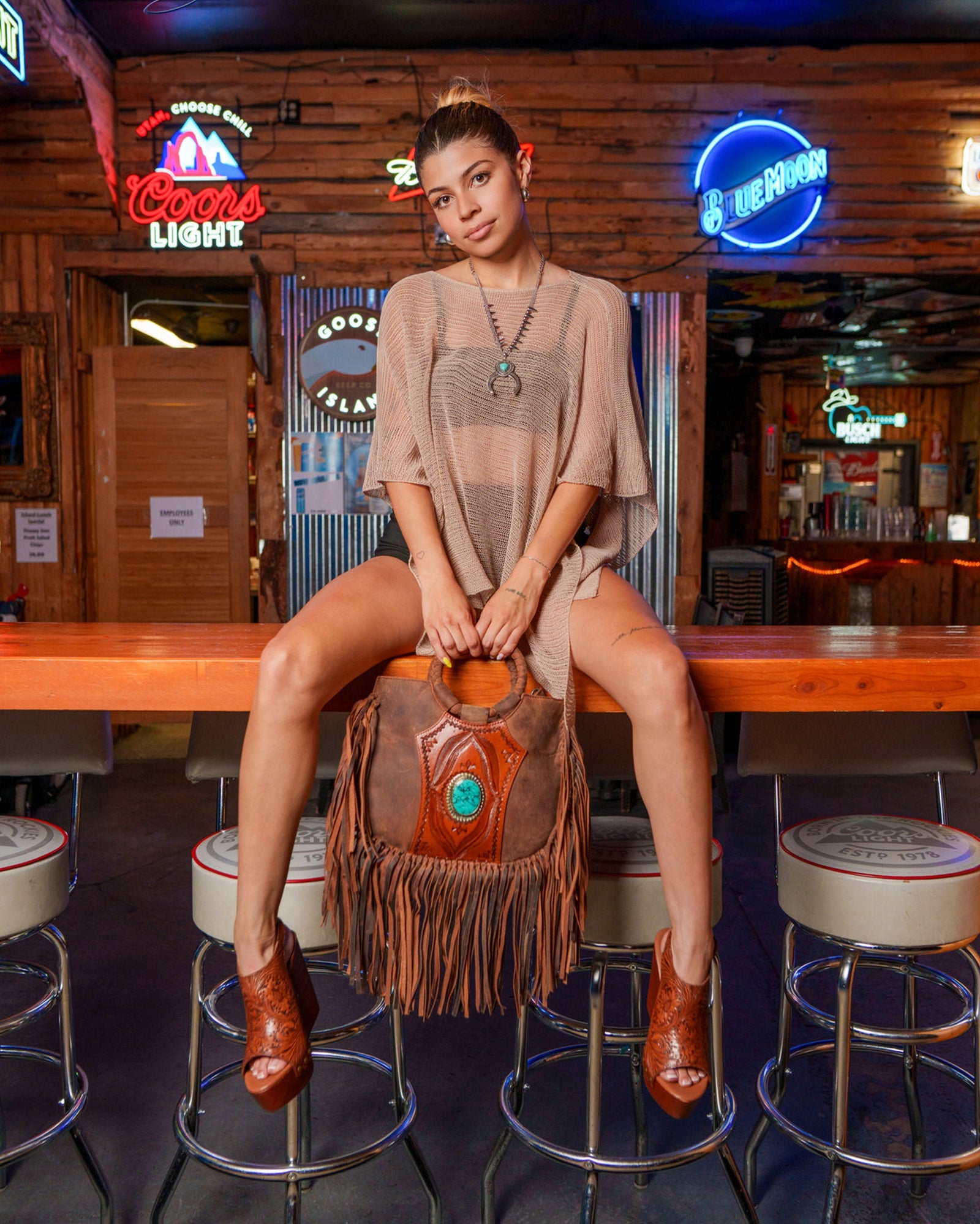 Loyal West Sedona Tassle Bag