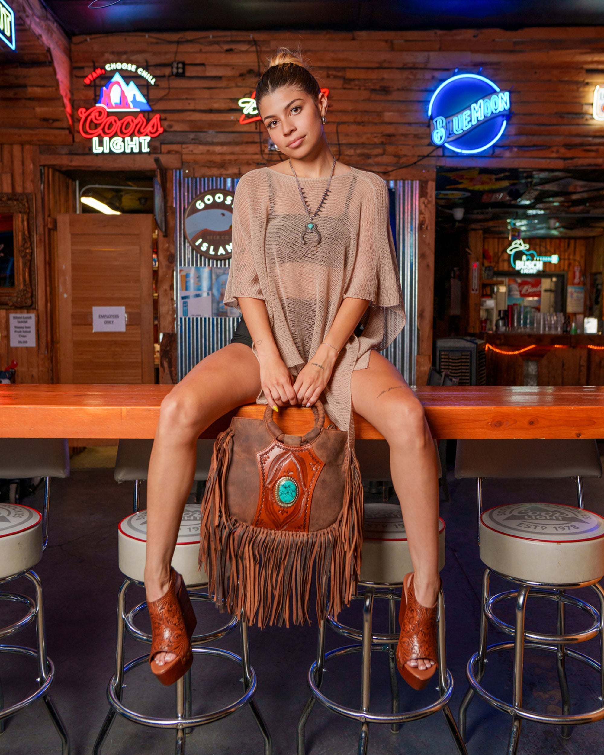 Loyal West Sedona Tassle Bag