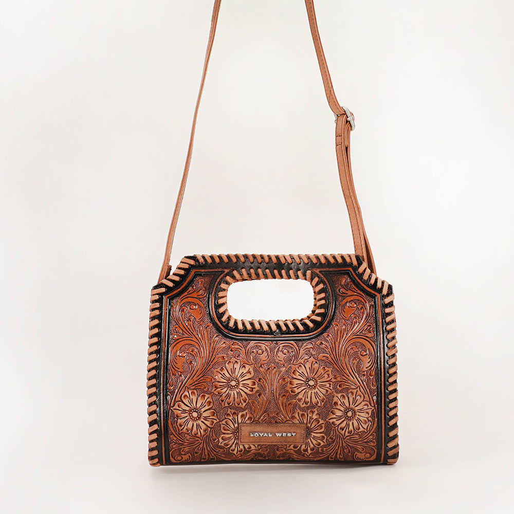 Loyal West Alma Medium Handbag Brown