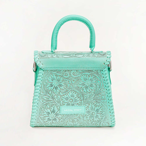 Loyal West Leon Mini Handle Purse - Turquoise