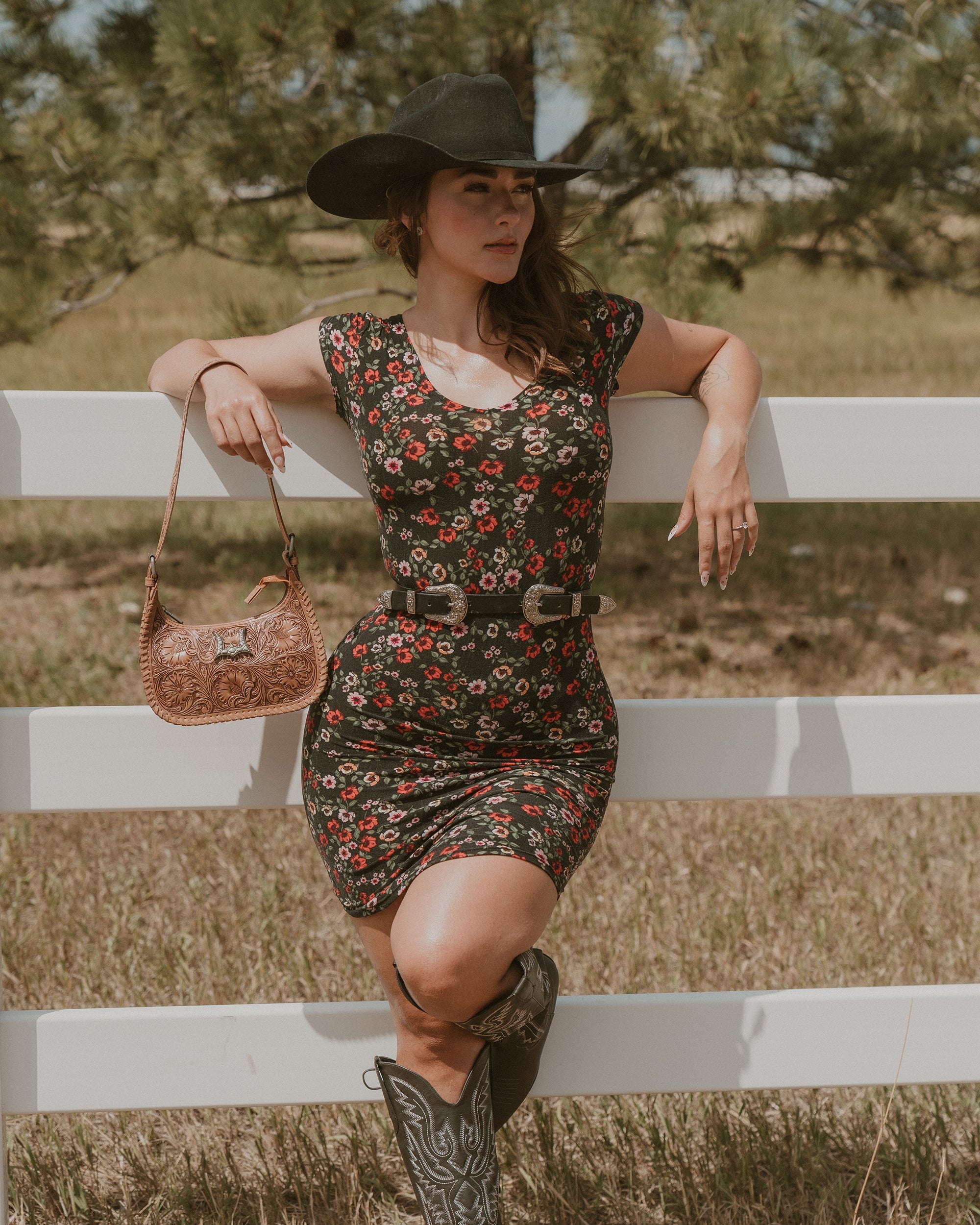 Loyal West Dannia Medium Purse Brown