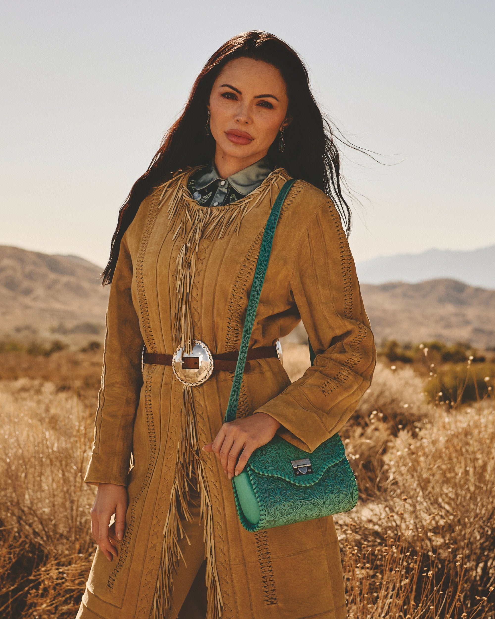 Loyal West Daisy Mini Bag Turquoise