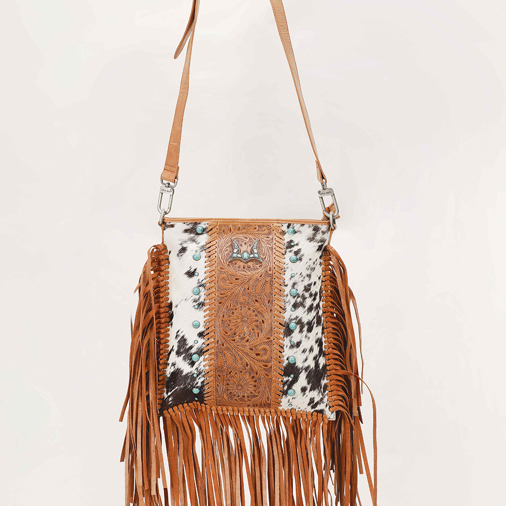 Loyal West Tucson Cowhide Tassle Bag