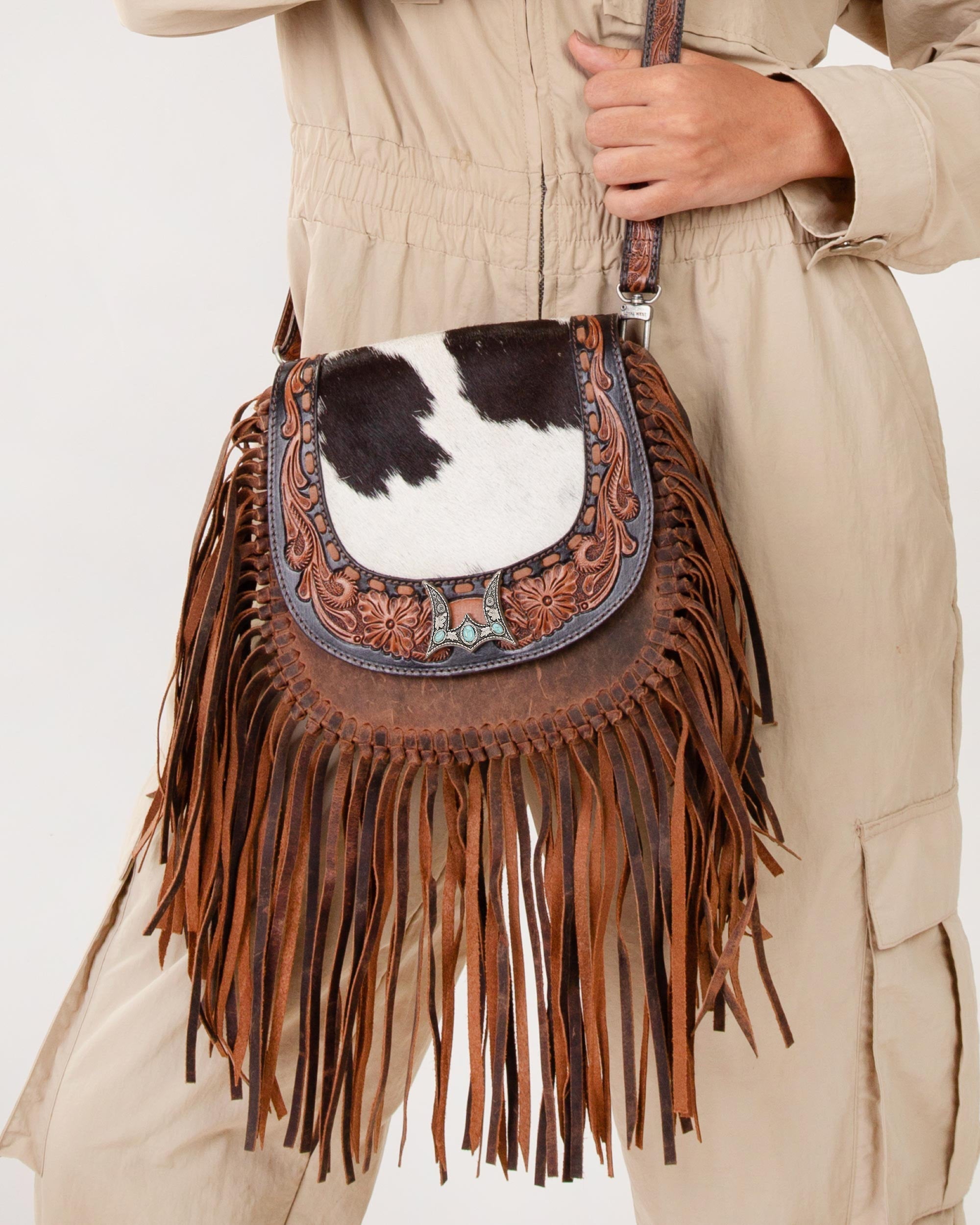 Loyal West Desert Dahilia Tassle Bag