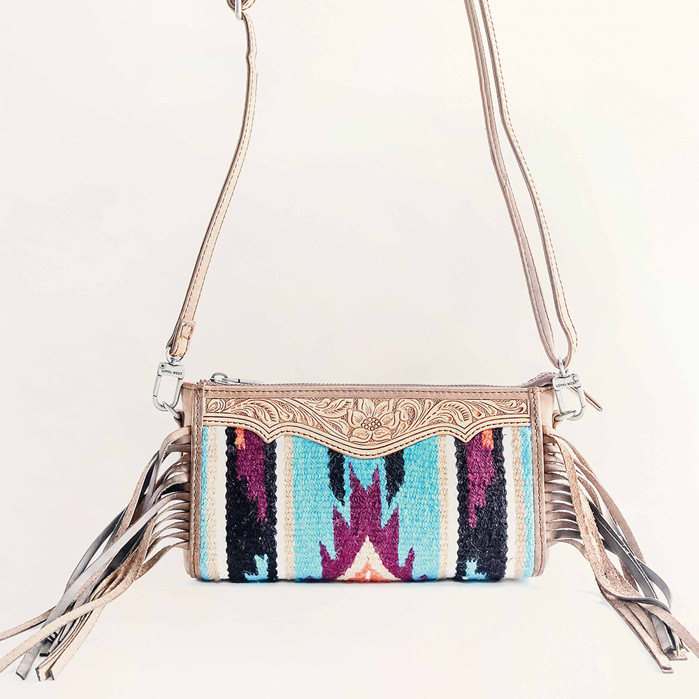 Loyal West Gloriana Mini Purse Turquoise