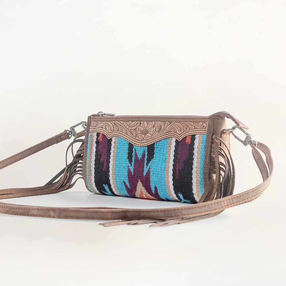 Loyal West Gloriana Mini Purse Turquoise