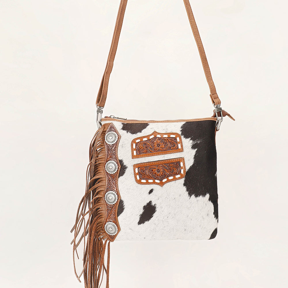 Loyal West Ranch Queen Cowhide Tassle-Bag