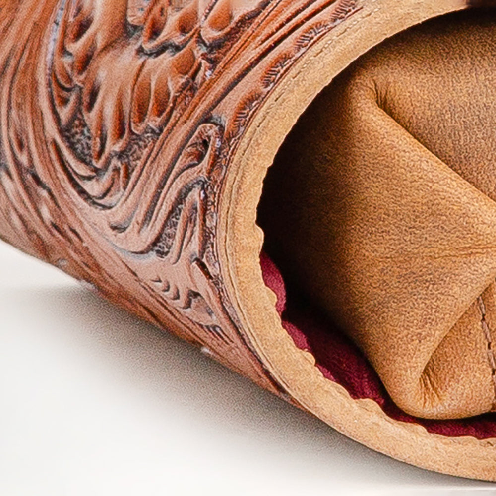 Loyal West Canyon Jewellery Case Handtooled Leather