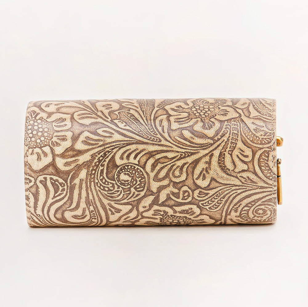 Loyal West Canyon Jewellery Case Embossed Floral Leather