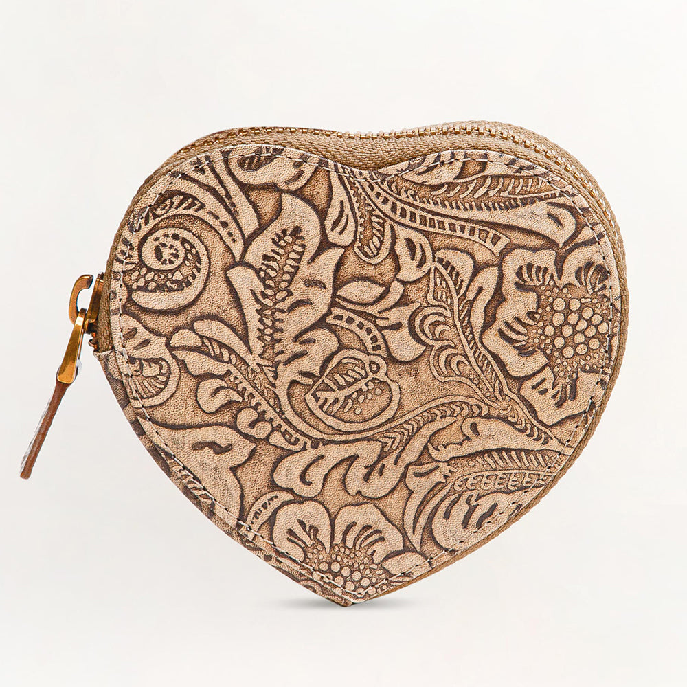 Loyal West Cupid Coin Pouch Embossed Floral