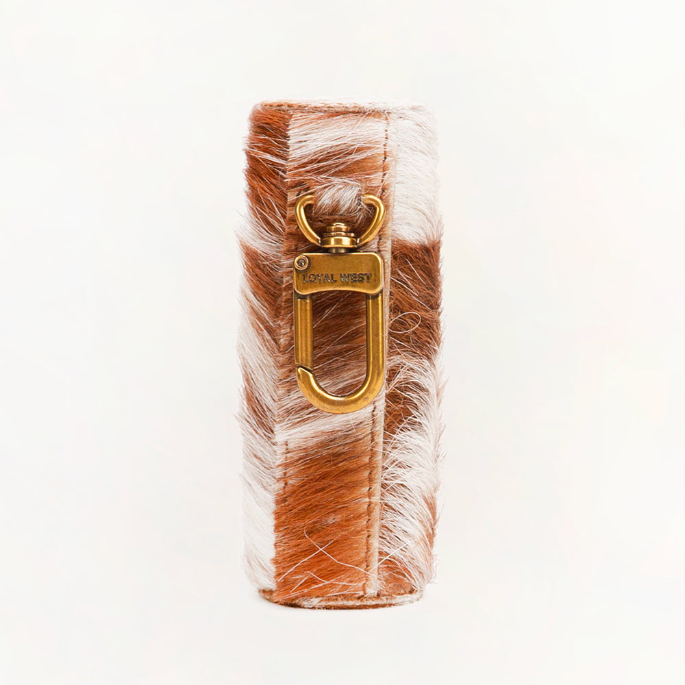 Loyal West Painted Pony Lipstick Case Brown And White