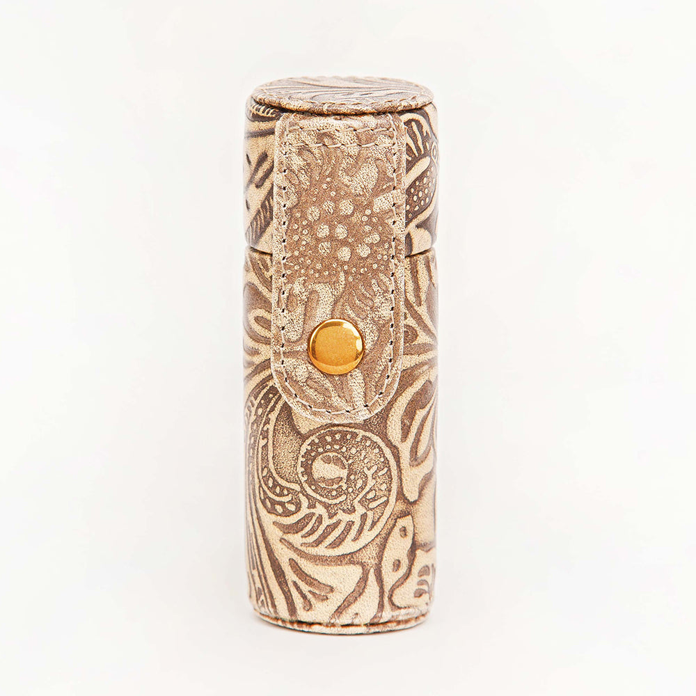 Loyal West Painted Pony Lipstick Case Embossed Floral