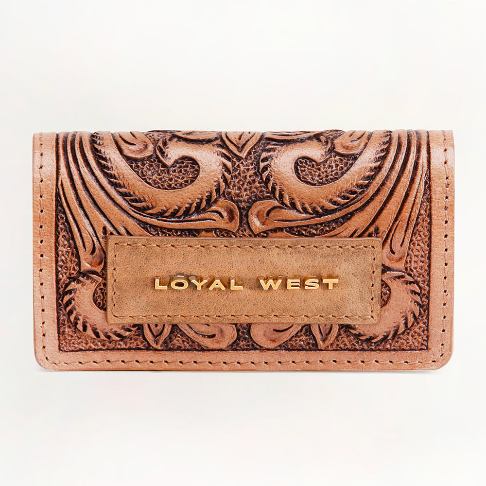 Loyal West Cattle Kiss Lipstick Handtooled Leather