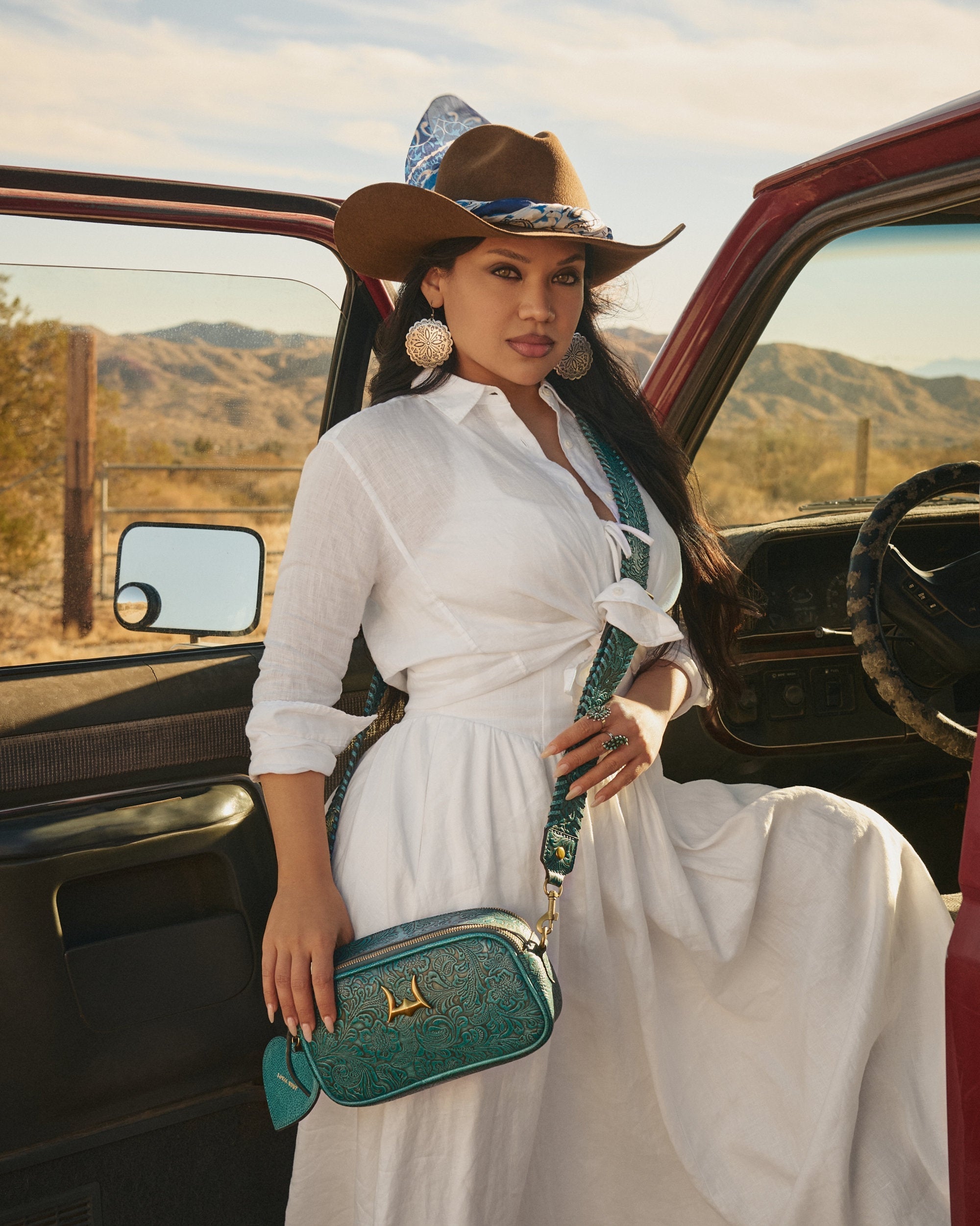 Loyal West Sophia Shoulder Bag Turqouise