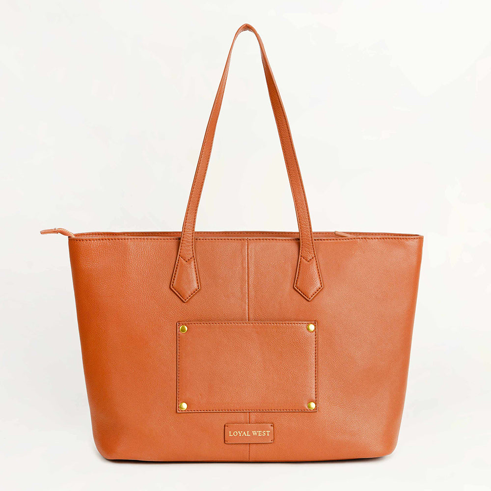 Loyal West California Poppy Large Bag Golden Floral