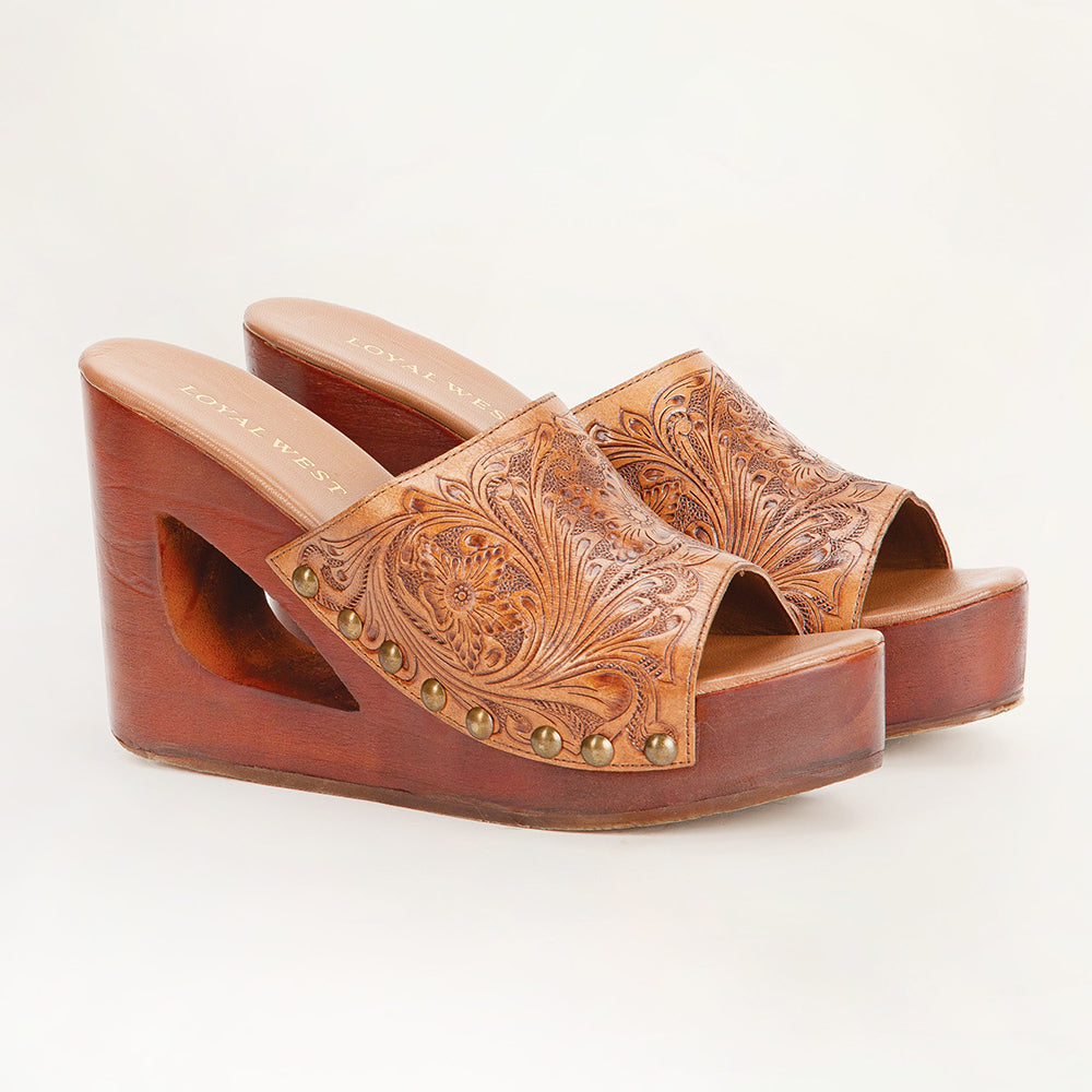 Loyal West Desert Wanderer Sandals - Light Brown