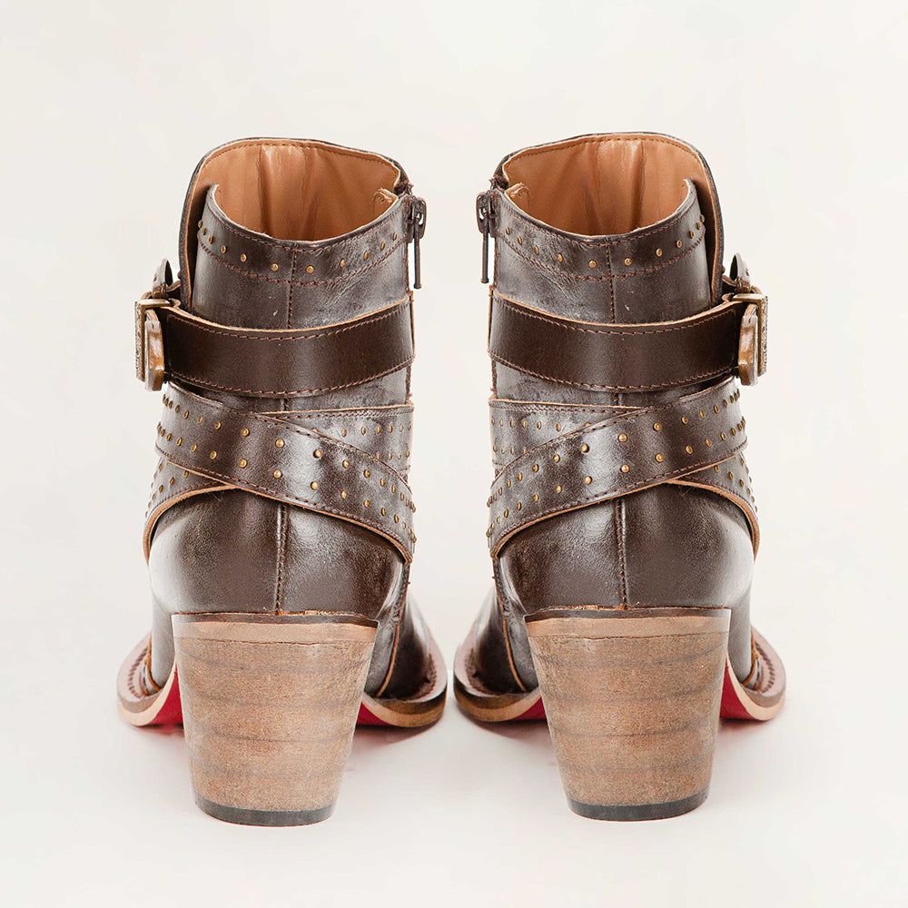 Loyal West Elena Booties In Calfskin