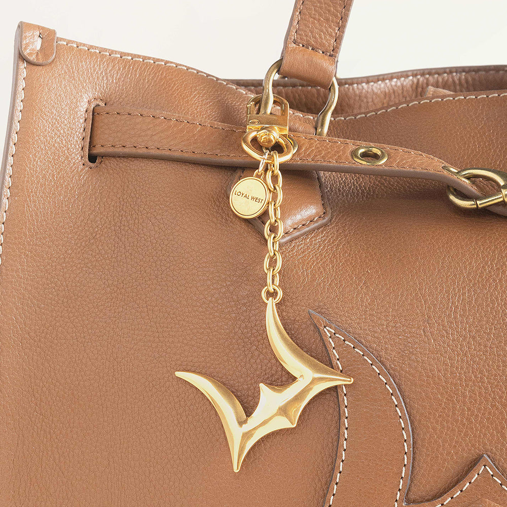 Loyal West - On The Go Bag Charm Golden