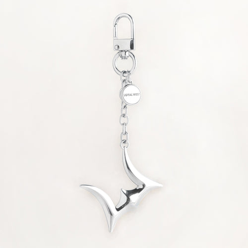 Loyal West - On The Go Bag Charm Nickle