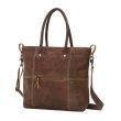 Button & Stitches Leather Bag - Myra Bags