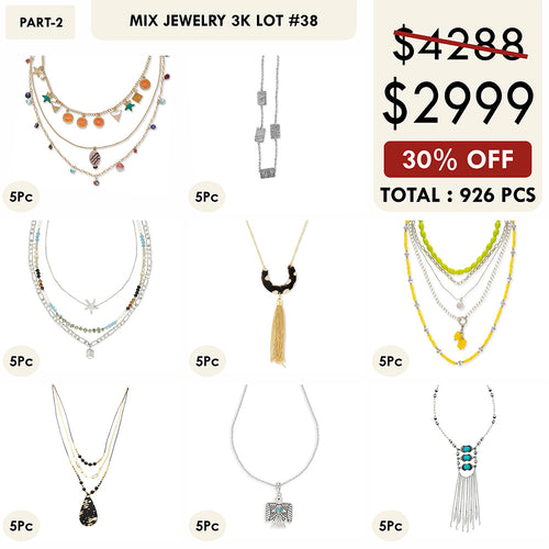 MIX JEWELRY 3K LOT-38