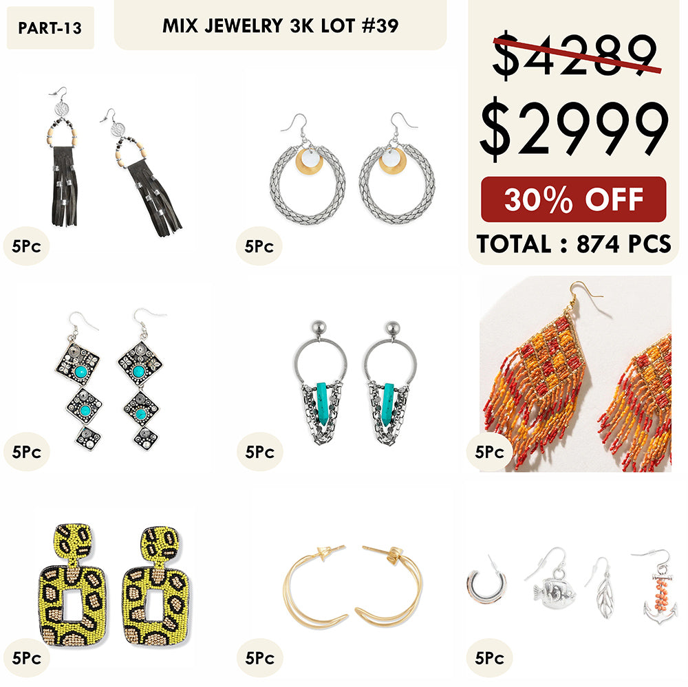 MIX JEWELRY 3K LOT-39