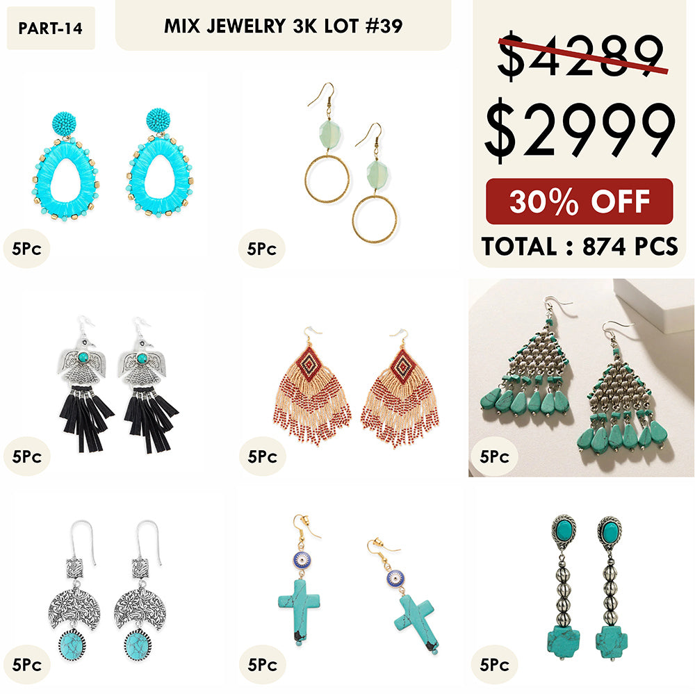 MIX JEWELRY 3K LOT-39