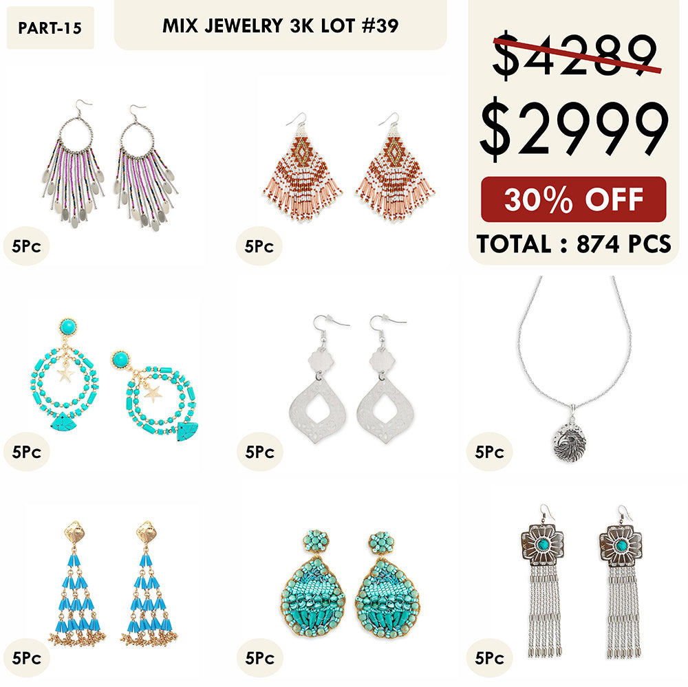 MIX JEWELRY 3K LOT-39