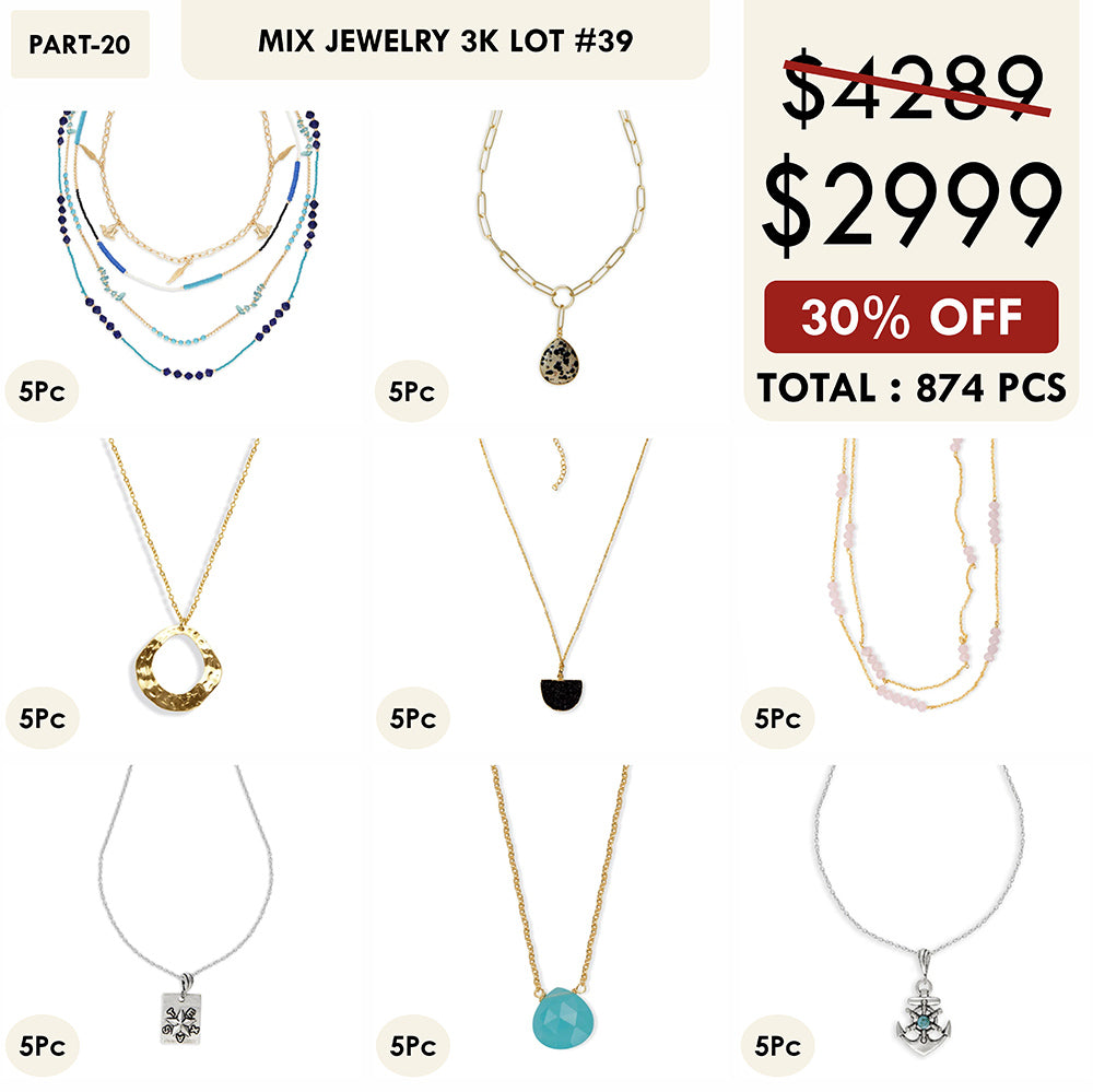 MIX JEWELRY 3K LOT-39