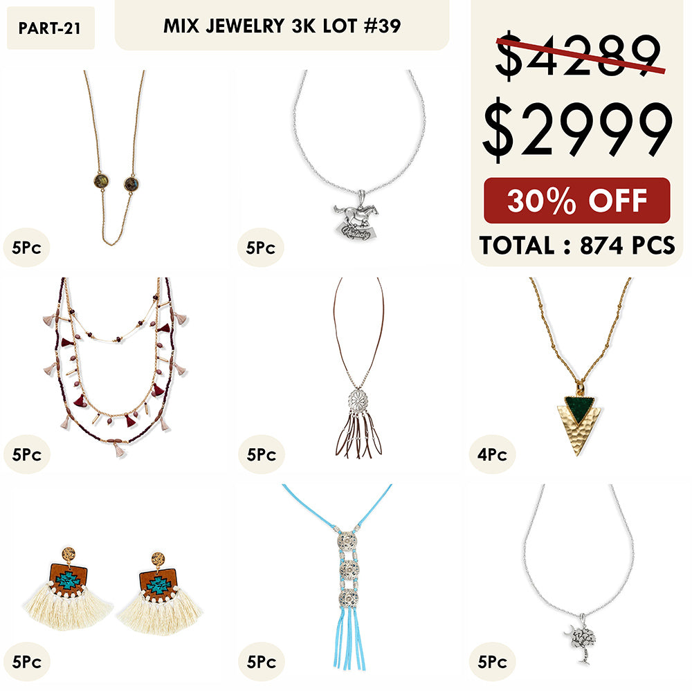 MIX JEWELRY 3K LOT-39