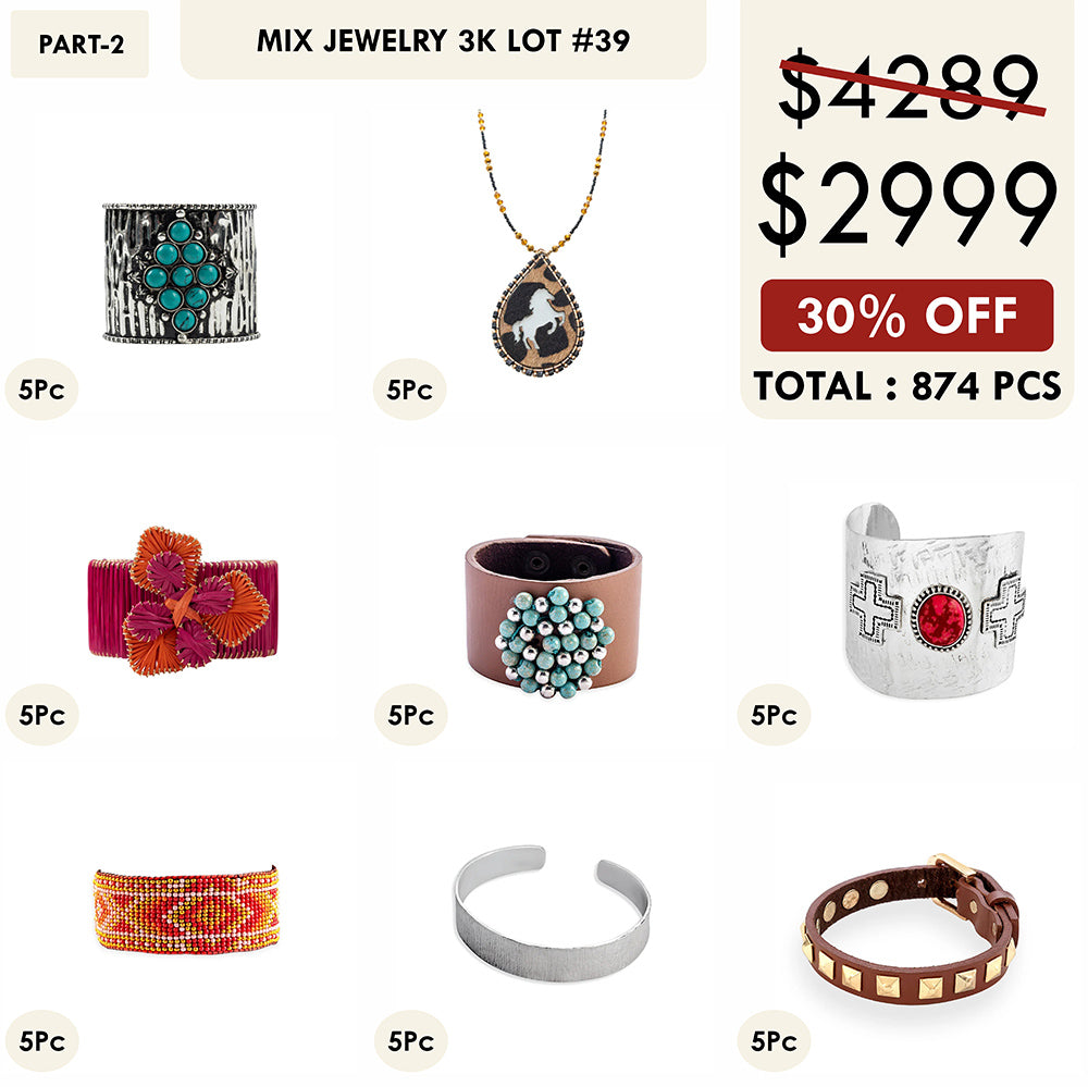MIX JEWELRY 3K LOT-39