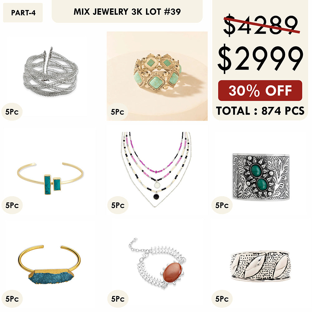 MIX JEWELRY 3K LOT-39