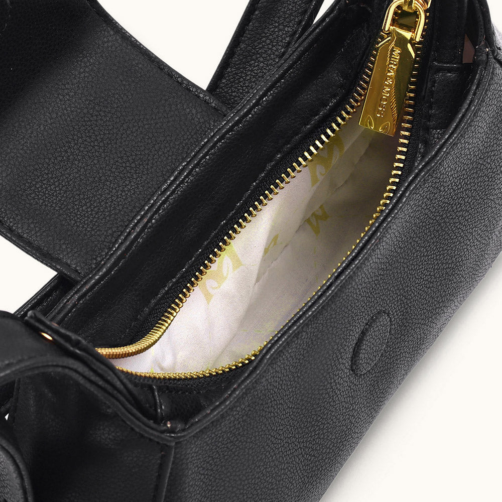 Mira & Moss Graciela Petite Shoulder Bag - Black