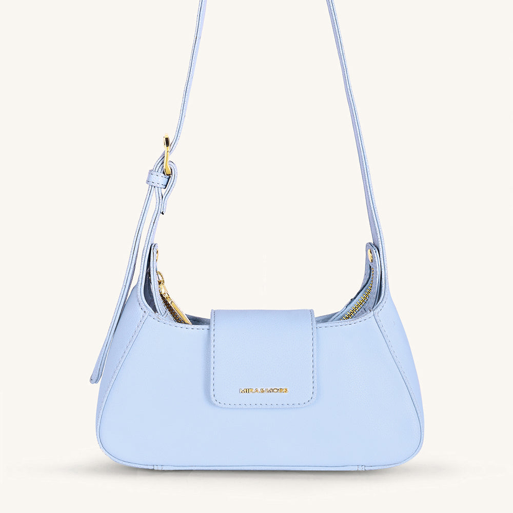 Mira & Moss Graciela Petite Shoulder Bag - Ice Blue