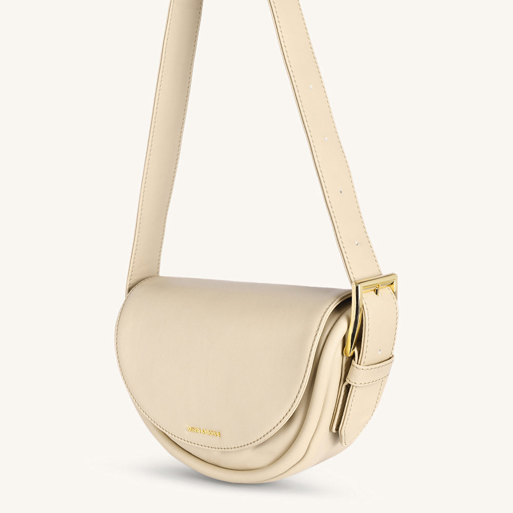 Mira & Moss Sophia Shoulder Bag - Light Taupe