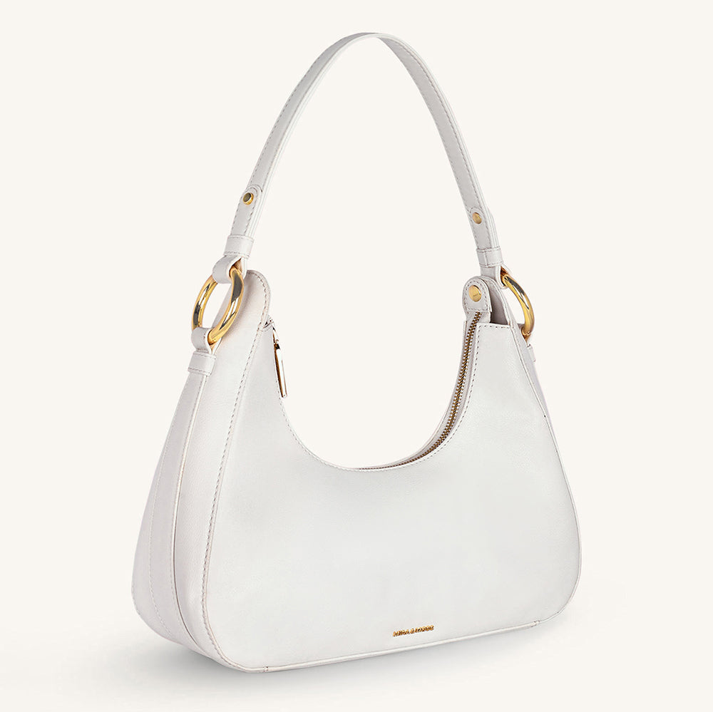 Mira & Moss Ava Shoulder Bag - Ivory
