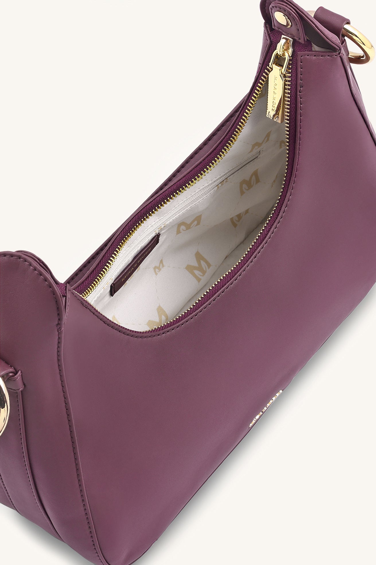 Mira & Moss Ava Shoulder Bag - Plum