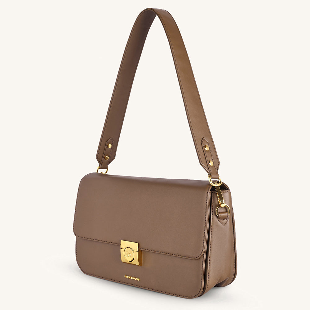 Mira & Moss Ravenne Shoulder Bag - Chocolate Latte