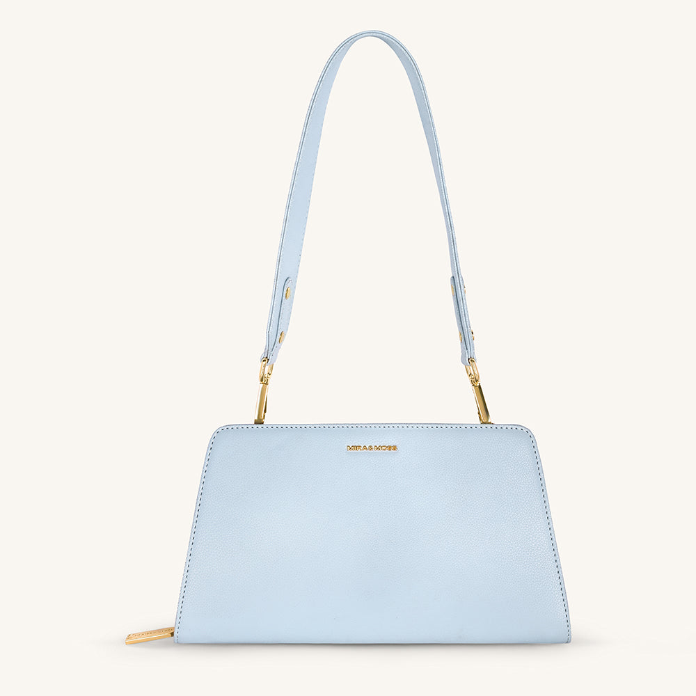 Mira & Moss Solenne Shoulder Bag - Ice Blue
