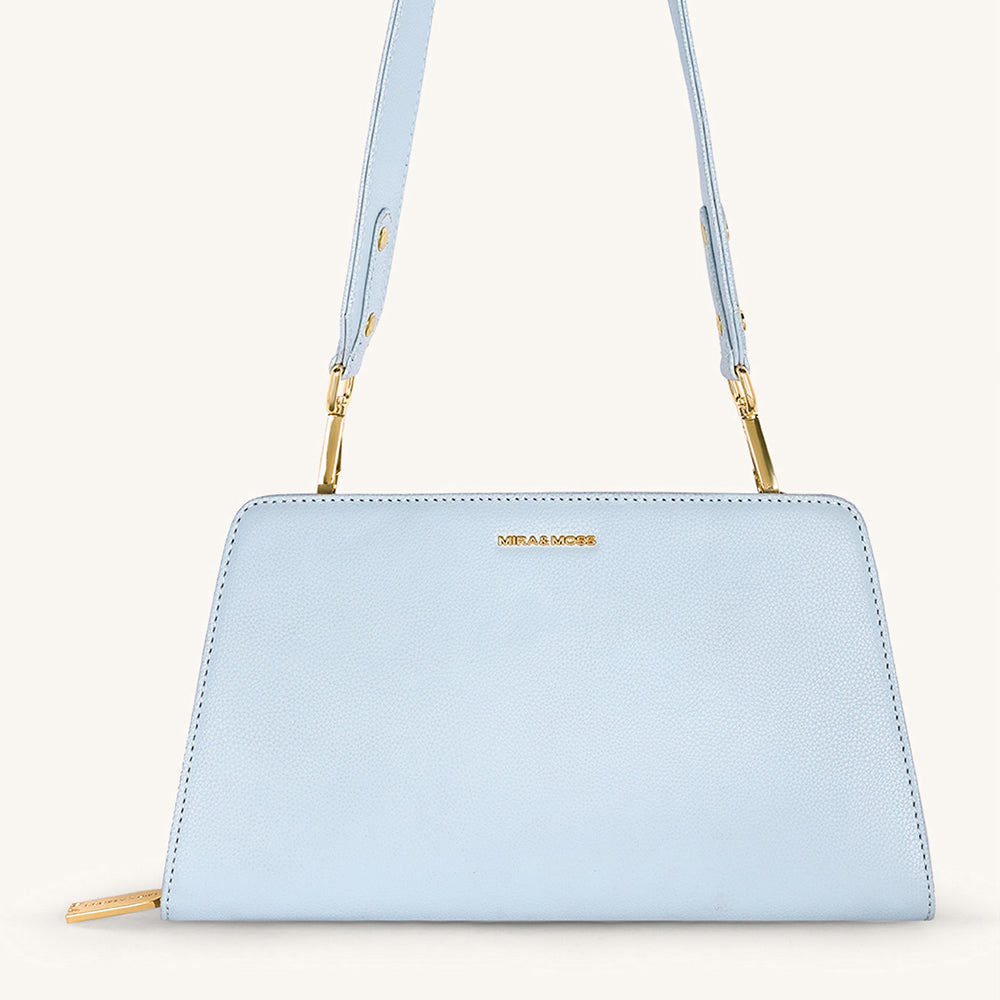 Mira & Moss Solenne Shoulder Bag - Ice Blue