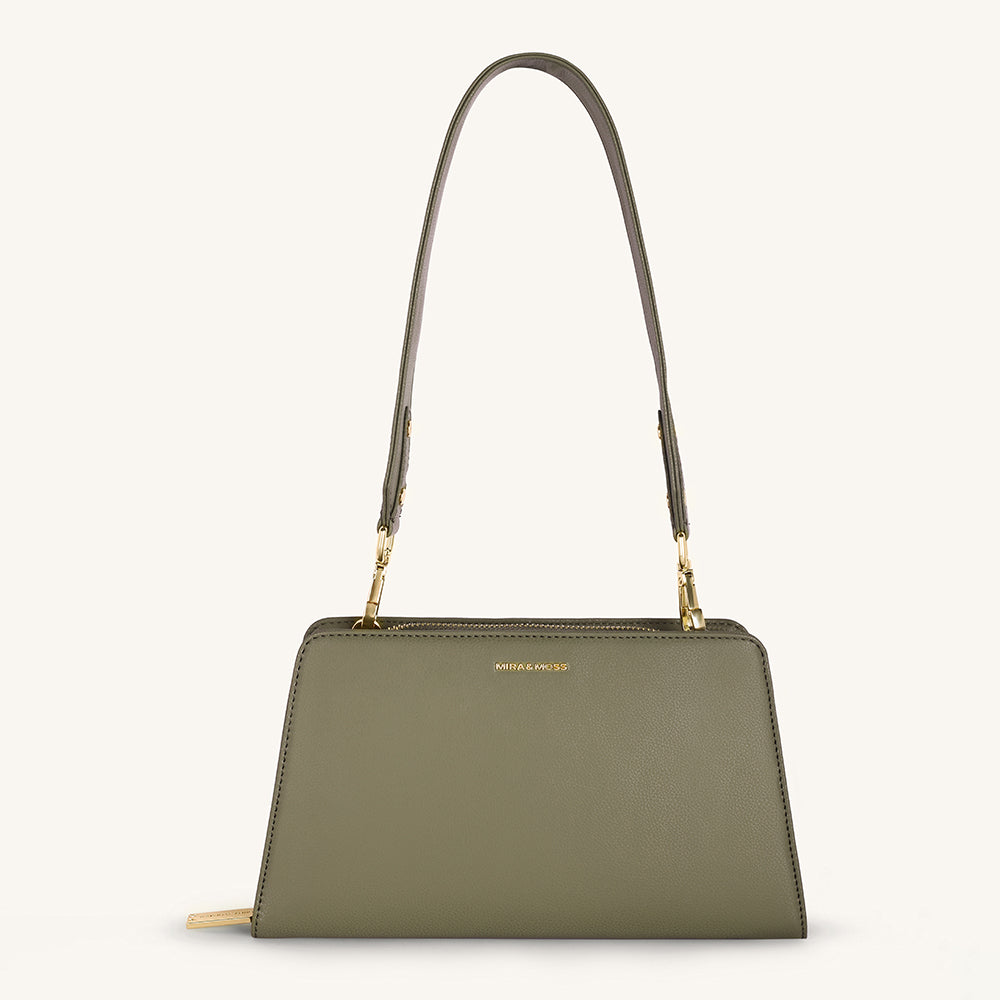 Mira & Moss Solenne Shoulder Bag - Burnt Olive