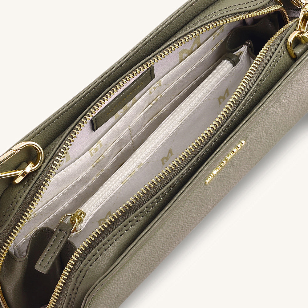 Mira & Moss Solenne Shoulder Bag - Burnt Olive